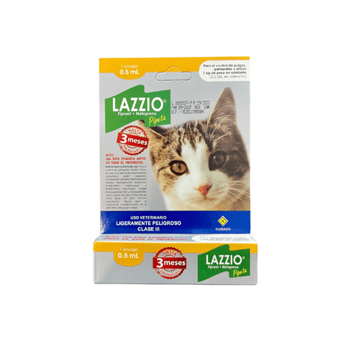 Pipeta antipulgas y garrapatas para Gato