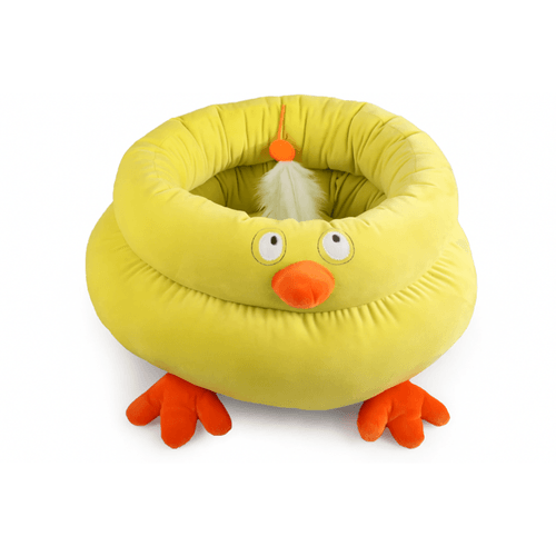 Cama redonda amarilla