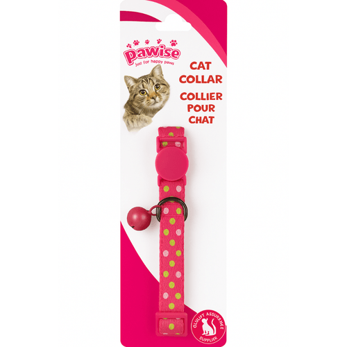 Collar rosado de puntos