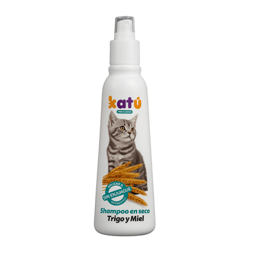 Katù shampoo en seco de trigo y miel