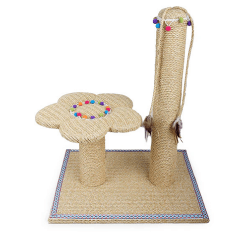 Torre rascador con diseño de flor