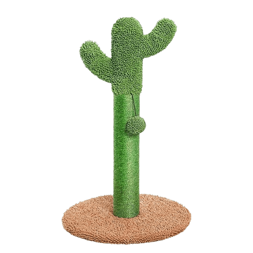 Rascador en forma de cactus