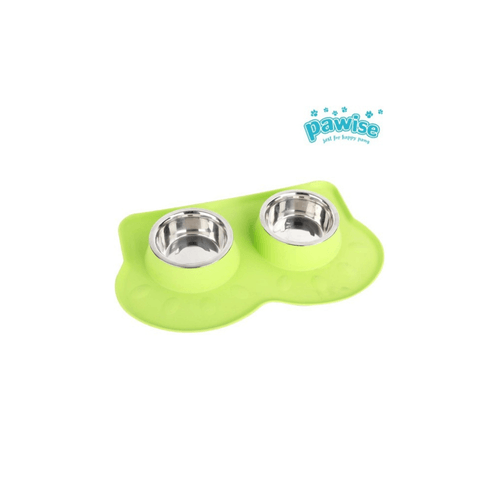 Plato con tapete antideslizante