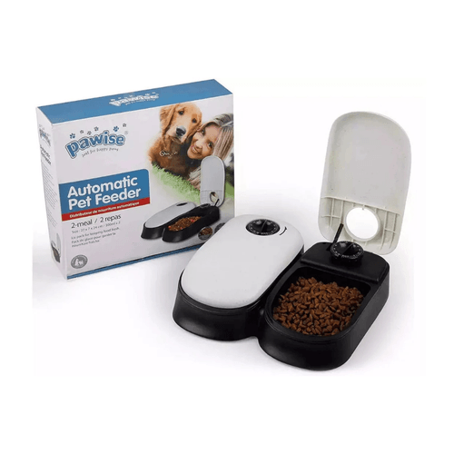 Dispensador automático con plato y temporizador