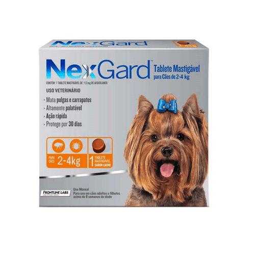 Nexgard peso 2 - 4 kg