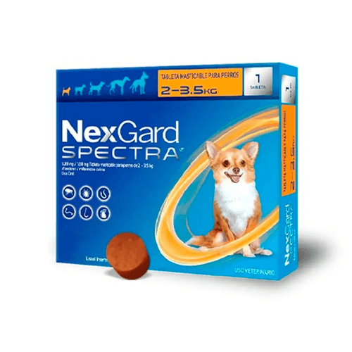 Nexgard amplio espectro peso 2 - 3.5 KG