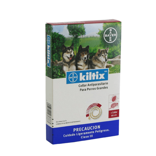 Collar kiltix antipulgas desde 9 KG