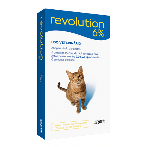 Pipeta revevolution gato hasta 7.5 KG