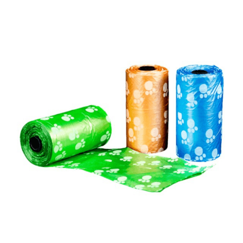 Bolsa para desechos diseño de huellita