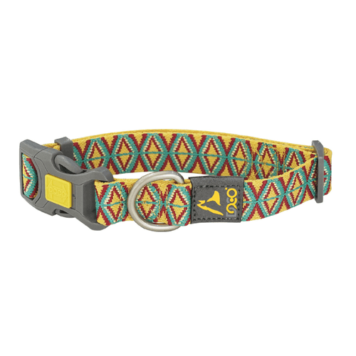 Collar con diseño de doble rombos M