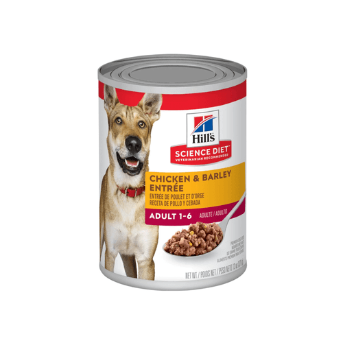 Lata sabor pollo y cebada para adulto