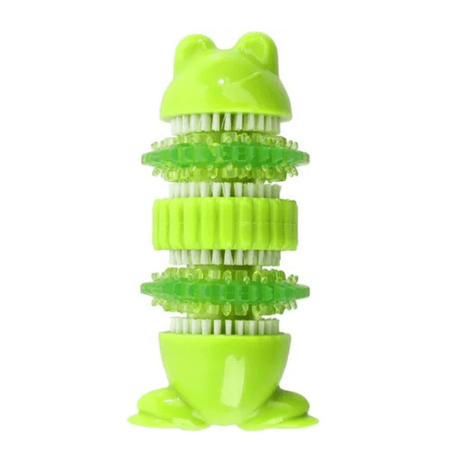 Cepillo dental rana