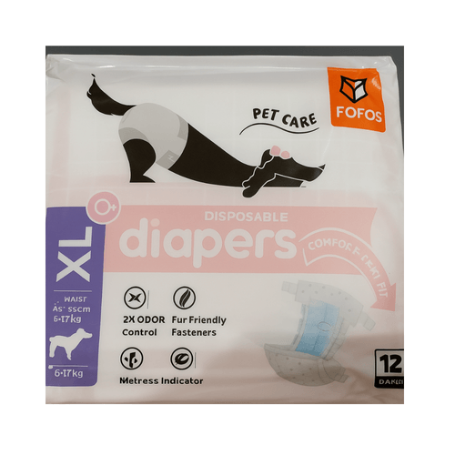 Pañal desechable femenino xl 12u