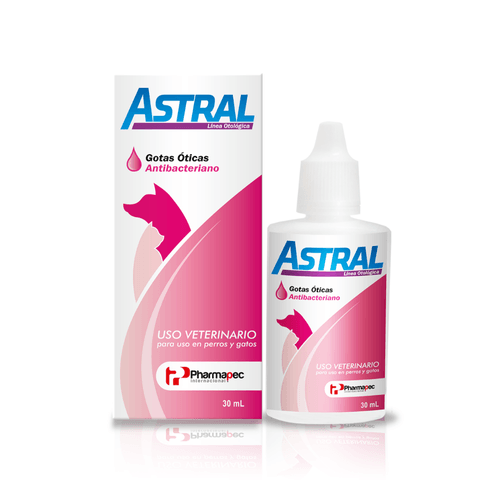 Gotas óticas astral antibacteriana