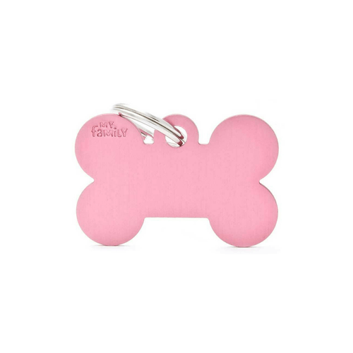 Plaquita hueso rosado L