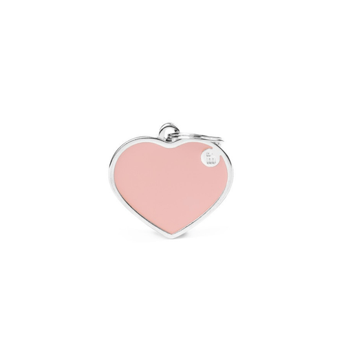 PLAQUITA CORAZON ROSADO SUAVE