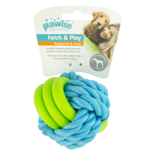 Pelota de cuerda celeste