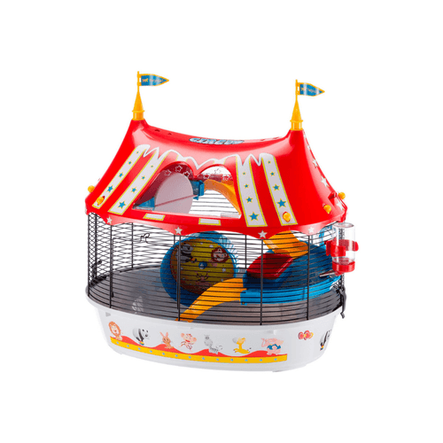 Jaula con diseño de circo