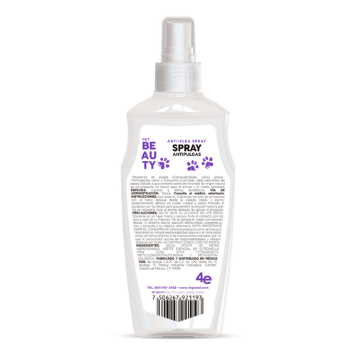 Spray antipulgas