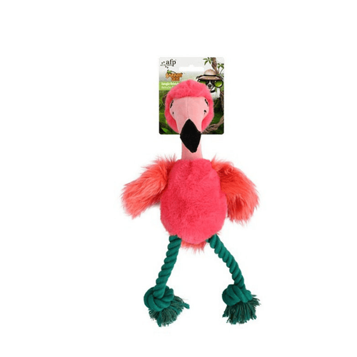 Peluche con forma de flamingo