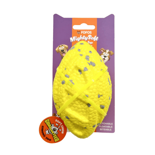 Pelota rugby amarilla