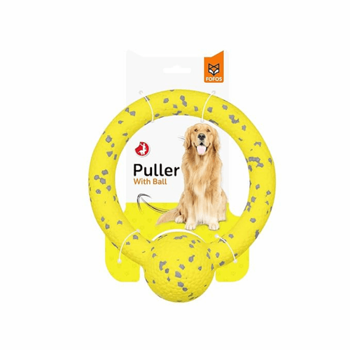 Juguete puller amarillo