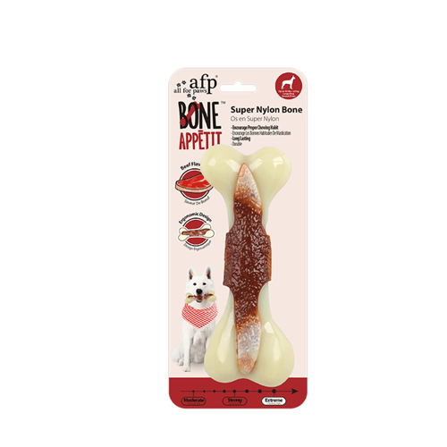 Juguete masticable sabor res