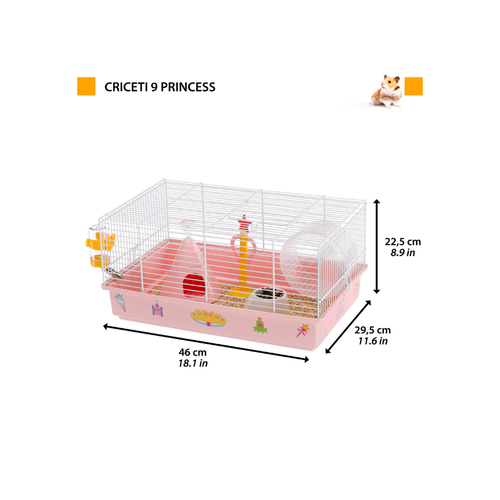 JAULA PARA HÁMSTER CRICETI 9 PRINCESS