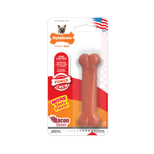 JUGUETE HUESO DENTAL BACON FLAVOR XS