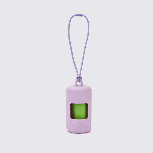 DISPENSADOR CON BOLSAS MORADO 15u